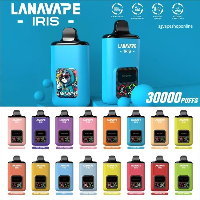 Lana Iris 30000 puffs disposable - Singapore